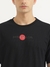 Mens Boxy Fit Round Neck Patch Work Tshirt