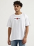 Mens Boxy Round Neck Graphic Print T-Shirt