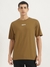Mens Boxy Fit Round Neck Printed Tshirt