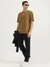 Mens Boxy Fit Round Neck Printed Tshirt