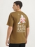 Mens Boxy Fit Round Neck Printed Tshirt