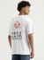 Mens Boxy Round Neck Graphic Print T-Shirt