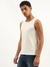 United Colors of Benetton Regular Fit Round Neck Ribbed Innerwear Vest