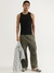 United Colors of Benetton Regular Fit Round Neck Ribbed Innerwear Vest