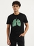 Mens Regular Round Neck Graphic Print T-Shirt