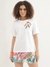 Womens Round Neck Embroidered Tshirt