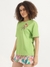 Womens Round Neck Embroidered Tshirt