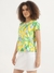 Womens Round Neck Printed Tshirt