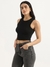 Womens Regular Round Neck Solid Top