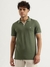 Mens Regular Johny Collar Solid T-Shirt
