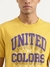 Mens Relaxed Round Neck Typography T-Shirt