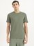 Mens Relaxed Fit Round Neck Solid Tshirt