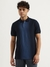 Mens Regular Polo Neck Striped T-Shirt