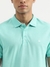 Mens Regular Polo Neck Solid T-Shirt