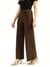 Womens Solid Straight Fit Pants