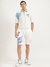 Mens Oversized Fit Polo Neck Printed Tshirt