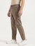 Mens Solid Relaxed Fit Trousers