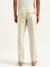 Mens Solid Straight Fit Trousers