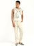 Mens Solid Straight Fit Trousers