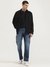 Mens Solid Relaxed Fit Jeans