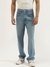 Mens Solid Baggy Fit Jeans