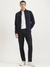 Mens Slim Fit Spread Collar Striped Shirt
