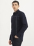 Mens Slim Fit Spread Collar Striped Shirt
