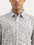 Mens Regular Spread Collar Printed Shirt