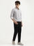 Mens Regular Semi-Cutaway Geometric Print Shirt