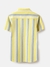 Boys Kidswear Regular Fit Mandarin Collar Seersucker Striped Shirt