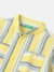 Boys Kidswear Regular Fit Mandarin Collar Seersucker Striped Shirt