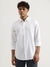 Mens Regular Spread Collar Solid Shirt