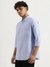 Mens Regular Button Down Textured Shirt