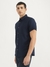 Mens Regular Fit Spread Collar Textured Shirt