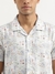Mens Regular Resort Collar Floral Print Shirt