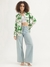 Womens Spread Collar Printed Shirt