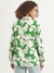 Womens Spread Collar Printed Shirt
