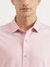 Mens Slim Fit Spread Collar Solid Shirt