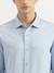 Mens Slim Fit Spread Collar Solid Shirt