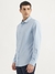 Mens Slim Fit Spread Collar Solid Shirt
