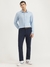 Mens Slim Fit Spread Collar Solid Shirt