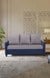 neudot Saya Dual Color Sofa for Living Room |3 Persons Sofa|Premium Fabric with Cushioned Armrest | Solid Wood Frame|3 Seater in Saya Duo Blue Color