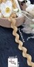 ShimmerEdge Beige Lace
