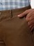 Men Super Slim Fit Solid Medium Khaki Trouser
