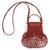 LE PLIAGE FILET CRAFT CLUTCH TERRACOTTA