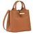 LE ROSEAU SLEEK TOP HANDLE BAG CASHEW