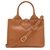 LE ROSEAU SLEEK TOP HANDLE BAG CASHEW