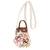 Le Pliage Filet Raphia Clutch Ecru
