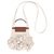 Le Pliage Filet Raphia Clutch Ecru