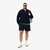 Zip-Up High Neck Interlock Sweatshirt